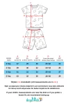 Dinozor Baskılı Kısa Kollu Bisiklet Yaka Beli Lastikli T-Shirt Şort Takım 2-3-4-5 Yaş