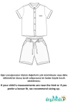 Hakim Yaka Düğmeli Müslin Gömlek Kısa Kollu Cepli Beli Lastikli Short Alt Üst Takım 7-8-9-10 Yaş